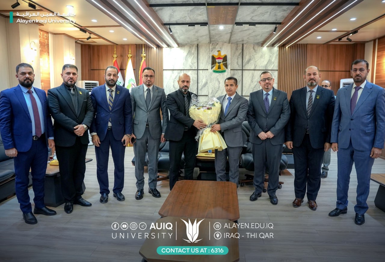 رئيس جامعة العين العراقية يهنّئ محافظ ذي قار بمناسبة تسنمه المنصب